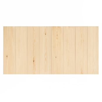 Flandes ii - Tête de lit en bois de pin naturelle 180x80cm