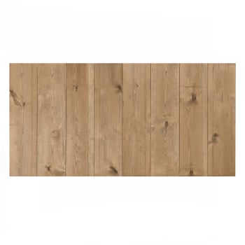 Flandes ii - Cabecero de madera maciza en tono envejecido de 120x60cm