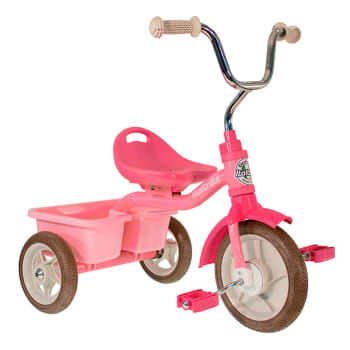 Tricycle fille rose avec benne