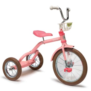 Grand tricycle vintage rose 3-5 ans