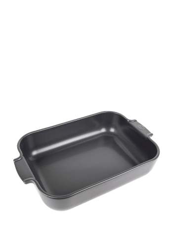 Appolia - Plat four céramique rectangle ardoise 36 cm