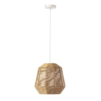 AKINA - Lámpara de techo de papel trenzado, diámetro 31 cm