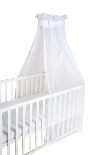 SAFE ASLEEP® - Betthimmel für Babys, Mesh-Material, 160x250x0,5cm ,weiß