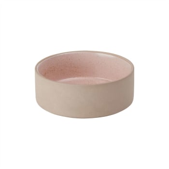 Sia - Gamelle rose en céramique Ø13xH4,5cm