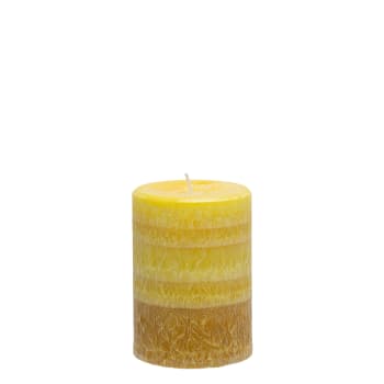 Multi - Bougie parfumée cylindrique jaune H10