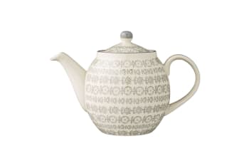 Karine - Keramik-Teekanne, weiß