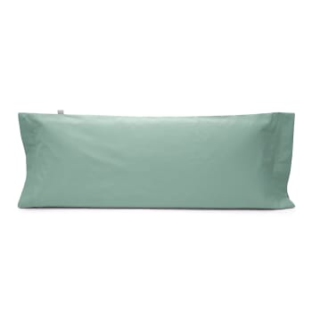 CASUAL TO - Funda de almohada 100% algodón 45x110 cm verde agua