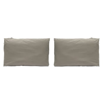 CASUAL TO - 2 fundas de almohada de algodón 50x75 cm lino