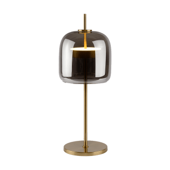 Ghandia - Tischlampe aus Metall, kupferfarben, 61cm