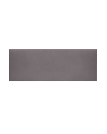 Mimuk - Cabecero tapizado de poliéster liso en color gris 200x60cm