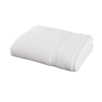 LUXE - Drap de bain en coton blanc 70x140 cm