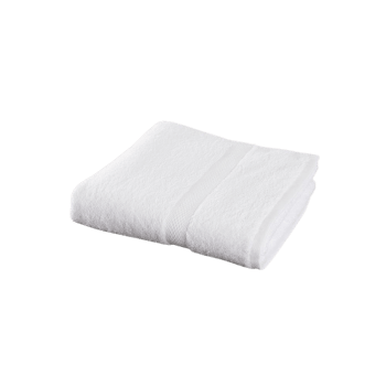 LUXE - Serviette de toilette en coton blanche 50x100 cm