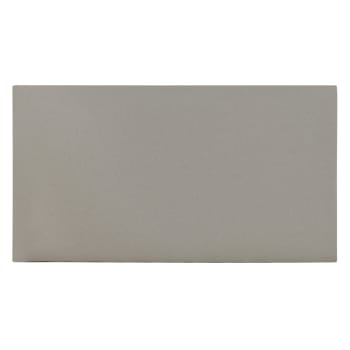 Olivia - Cabecero tapizado de algodón en color gris de 160x80cm