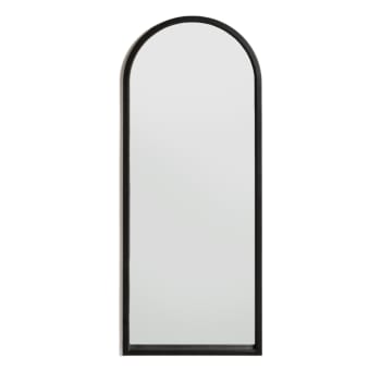 Katia - Bogenförmiger Standspiegel, in Schwarz