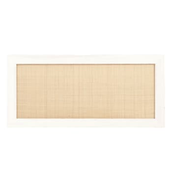 Tayen - Tête de lit en bois pour lit de 90 cm couleur blanc