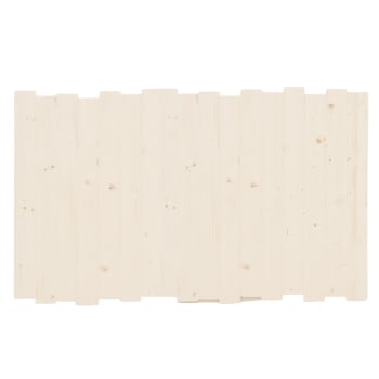 Dakari - Tête de lit en bois de sapin couleur blanc vieilli pour lit 90 cm