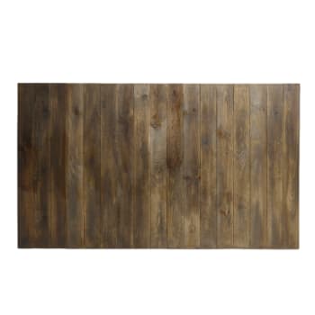 Jawara - Cabecero de cama de madera 135 cm en color marrón