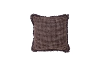 Delva - Coussin en coton violet 45x45 cm
