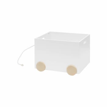 Caja de juguetes Línea Rollie blanco claro liso - Vertbaudet