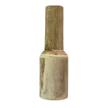 Vase en bois massif H56cm