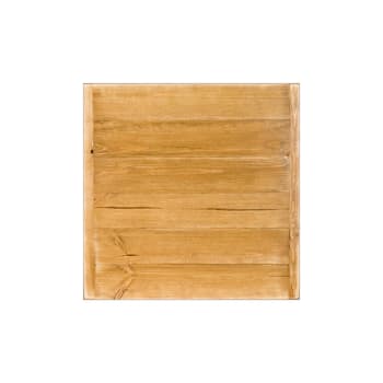 Plateau de table carré L60 cm bois massif