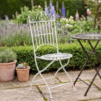 Relaxdays Sedia Pieghevole Da Balcone E Giardino In Acciaio Con Seduta In Tessuto - Grigio Antracite, 87x46x48 Cm