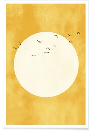 Eternal sunshine - Affiche blanc & jaune
