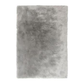 Sheepskin - Tapis   en polyester gris 80x150