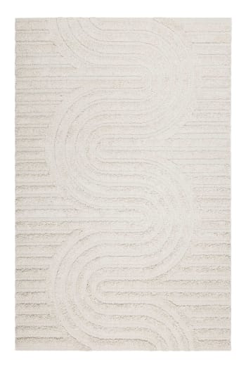 Tappeto a pelo corto in pura lana vergine color grigio chiaro 90x160  Greenwood rug