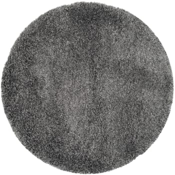 California shag - Tapis Gris 120 X 120