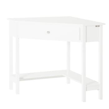 Mesa de escritorio con un cajón madera blanco