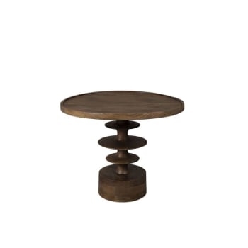 Cath - Table basse design en bois marron