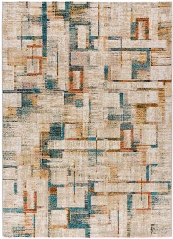 VIVA - Alfombra con diseño abstracto  multicolor, 080X150 cm