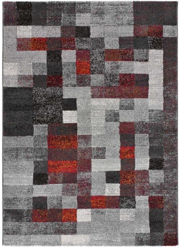 FUSION - Tapis à motifs géométriques multicolores, 133X190 cm