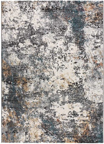 SHEKI - Tapis design abstrait gris, 160X230 cm