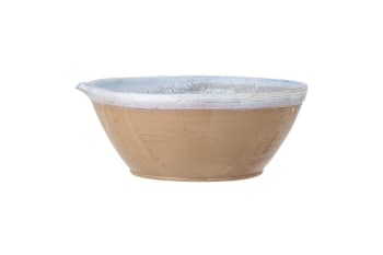 Evora - Insalatiera in ceramica beige