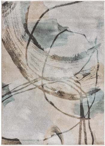 Aydin - Tappeto astratto beige/grigio 160x230 cm