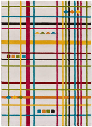 PASTRY - Tappeto con forme geometriche multicolori, 160X230 cm