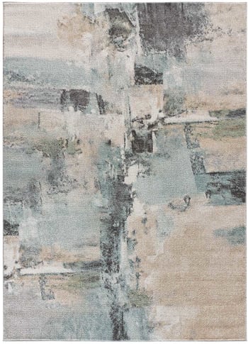 AYDIN - Tapis abstrait en gris, 120X170 cm