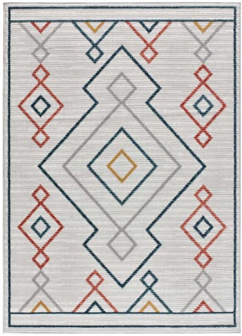 AUSTIN - Tapis ethnique multicolore, 133X190 cm