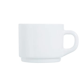 Empilable - Tasse blanche 22 cl