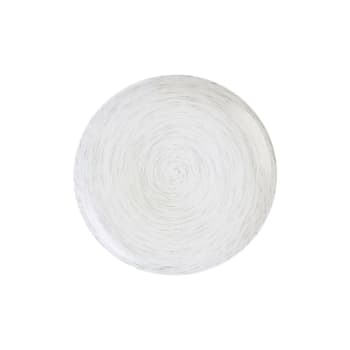 Stonemania - Assiette blanche à dessert 20 cm