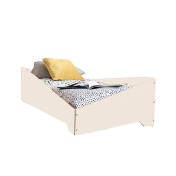 Astro - Montessori-Bett aus Holz, weiß