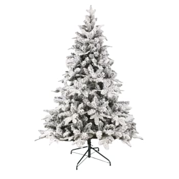 SANTA CLAUS - Weihnachtsbaum mit Kunstschnee, H 150 cm, 809 Zweige aus PVC und PE