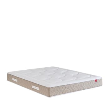 Matelas Hybride 140x190 Cm - 30 Cm épais - Mousse Mémoire + Ressorts Ensachés - Fermeté H3 - 7 Zones De Confort - 7