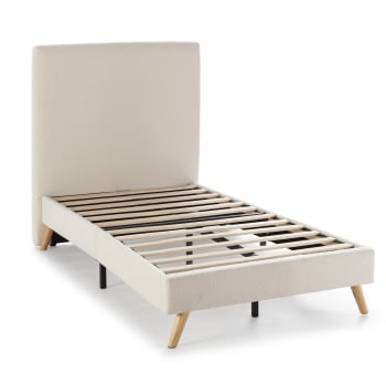 NIEBLA - Estructura de cama tapizada 90x190 cm
