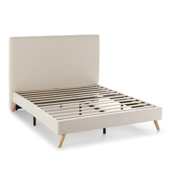 NIEBLA - Estructura de cama tapizada 140x190 cm