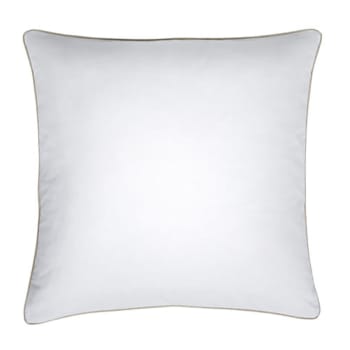 Blanc d'ecume - Taie d'oreiller en coton blanc 64x64