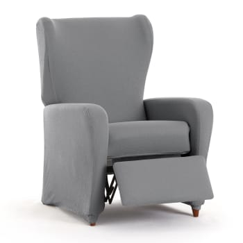 EYSA - Housse de fauteuil relax extensible gris 60 - 75 cm