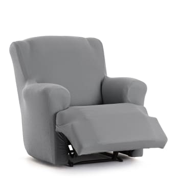EYSA - Housse de fauteuil relax XL extensible gris 60 - 90 cm